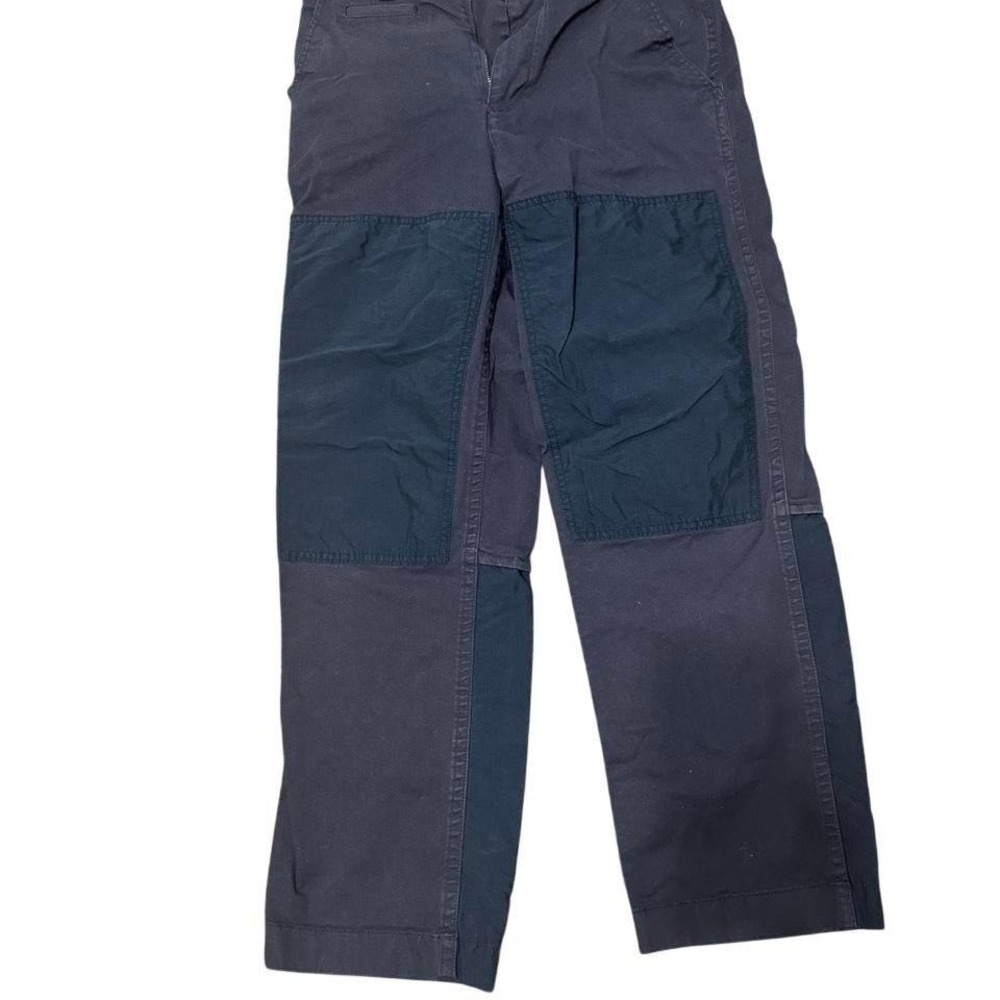 Theory Project Sharp Cotton Twill Colorblock Utility‎ Pants Navy Blue 31